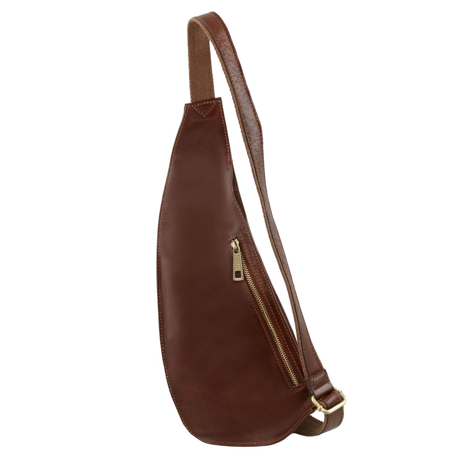 Sac bandoulière en cuir - Marron (TL141352)