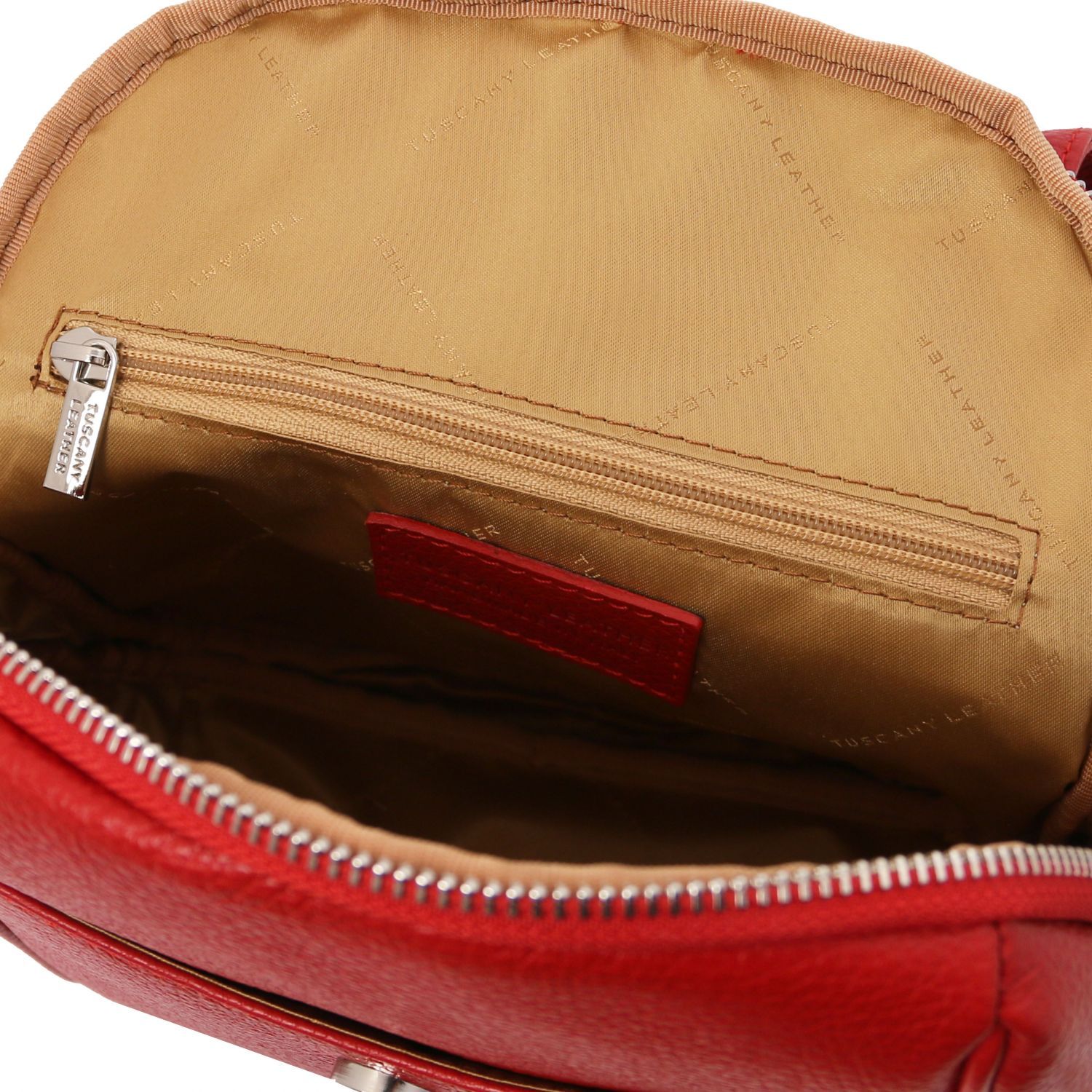 TL Bag - Sac à dos en cuir souple - Rouge Lipstick (TL141905)