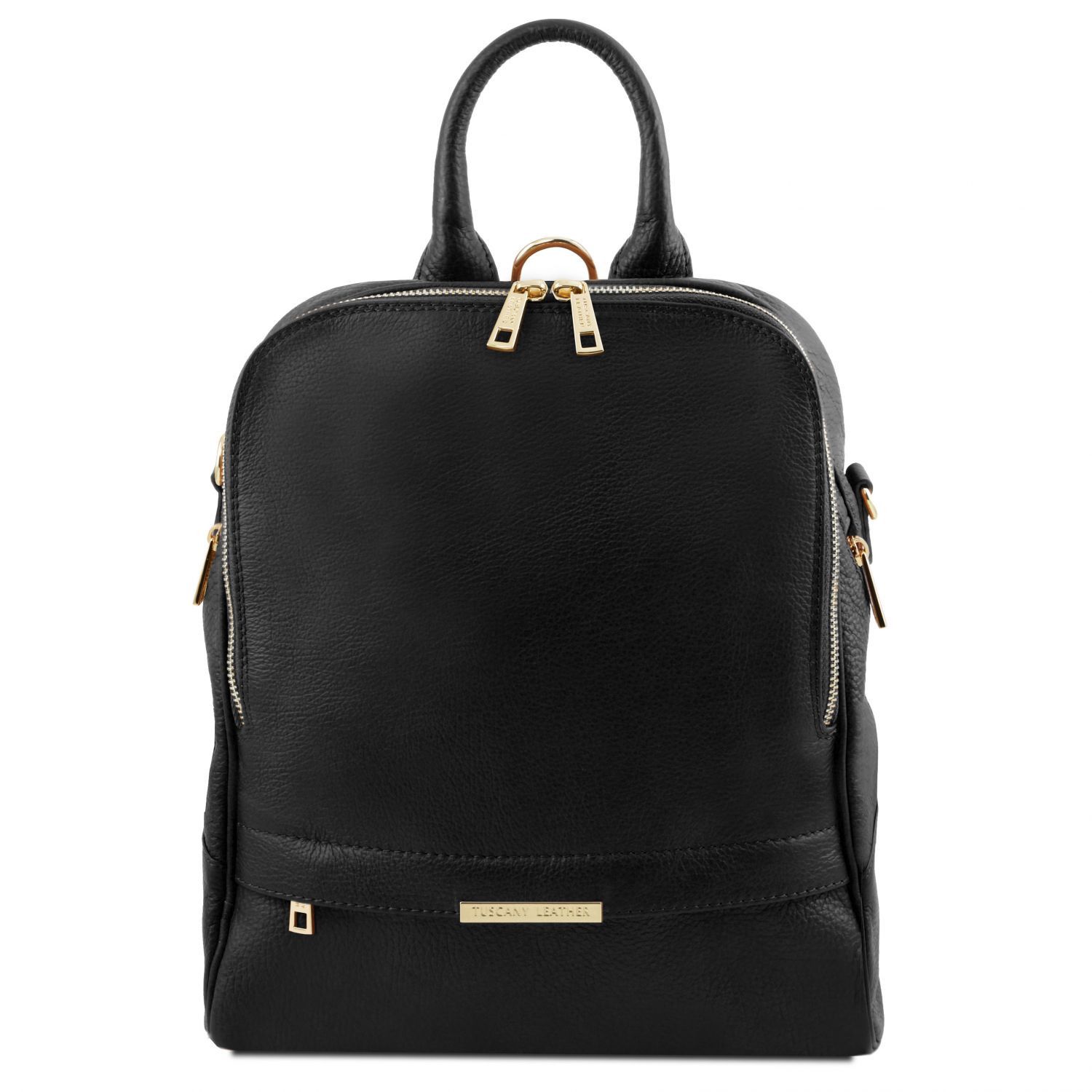 TL Bag - Sac à dos pour femme en cuir souple - Noir (TL141376)