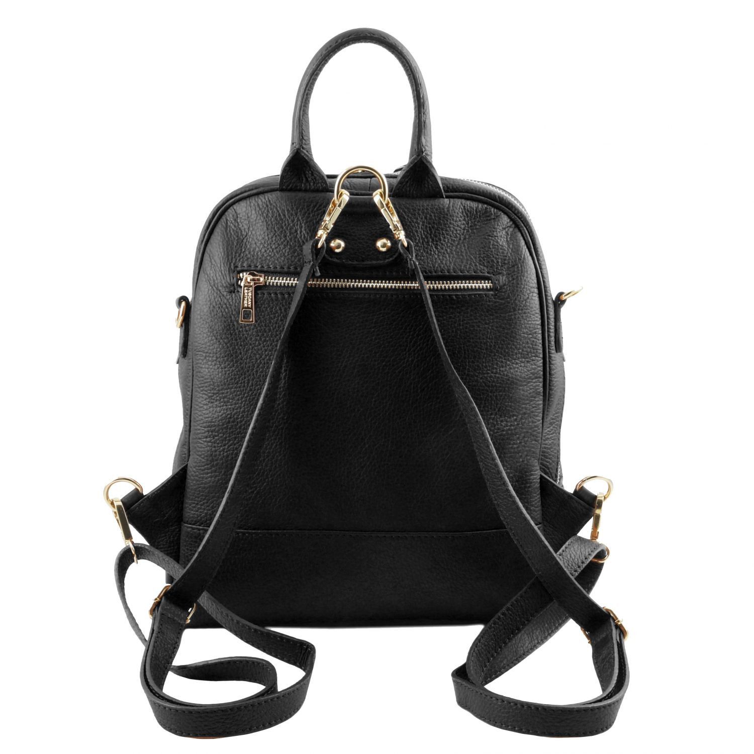 TL Bag - Sac à dos pour femme en cuir souple - Noir (TL141376)