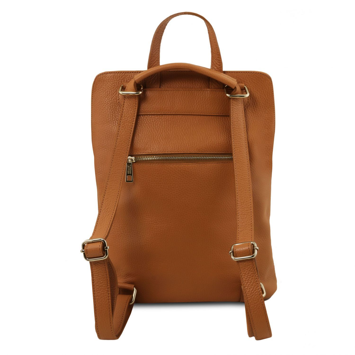 TL Bag - Sac à dos pour femme en cuir souple - Cognac (TL141682)