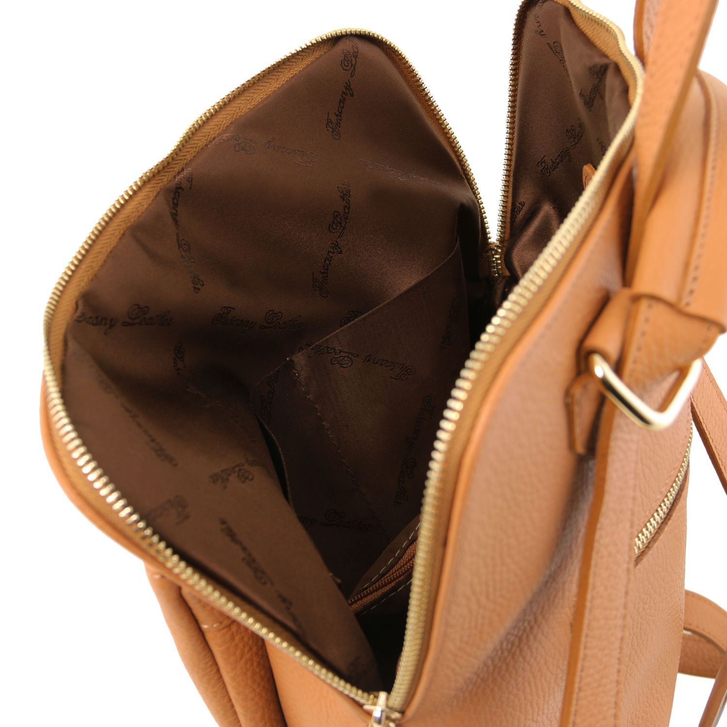 TL Bag - Sac à dos pour femme en cuir souple - Cognac (TL141682)