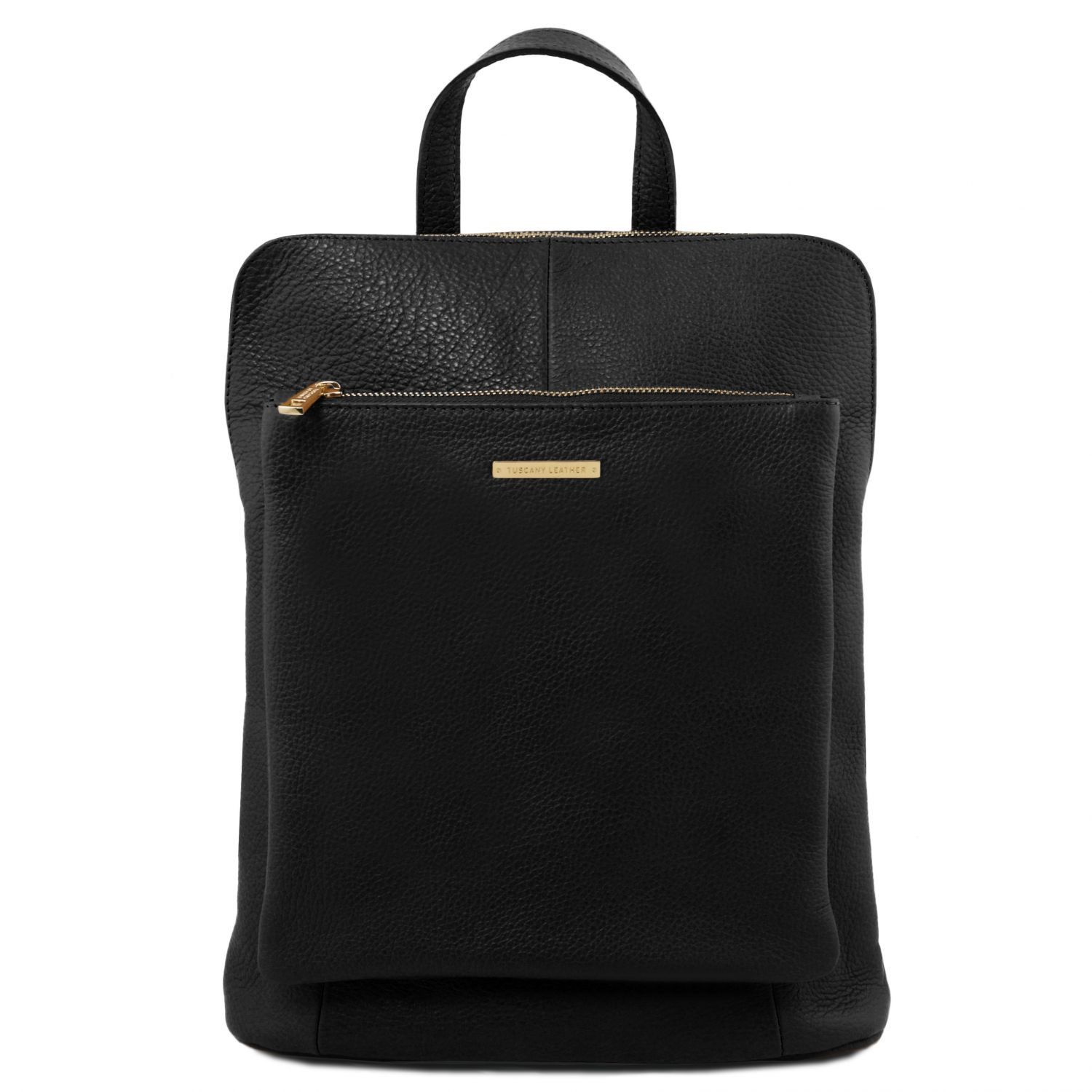 TL Bag - Sac à dos pour femme en cuir souple - Noir (TL141682)