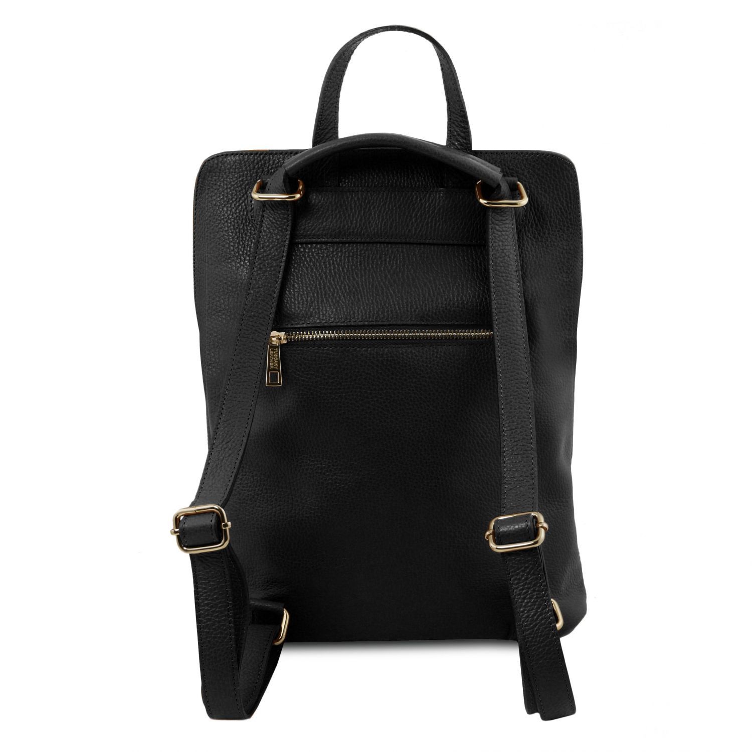 TL Bag - Sac à dos pour femme en cuir souple - Noir (TL141682)