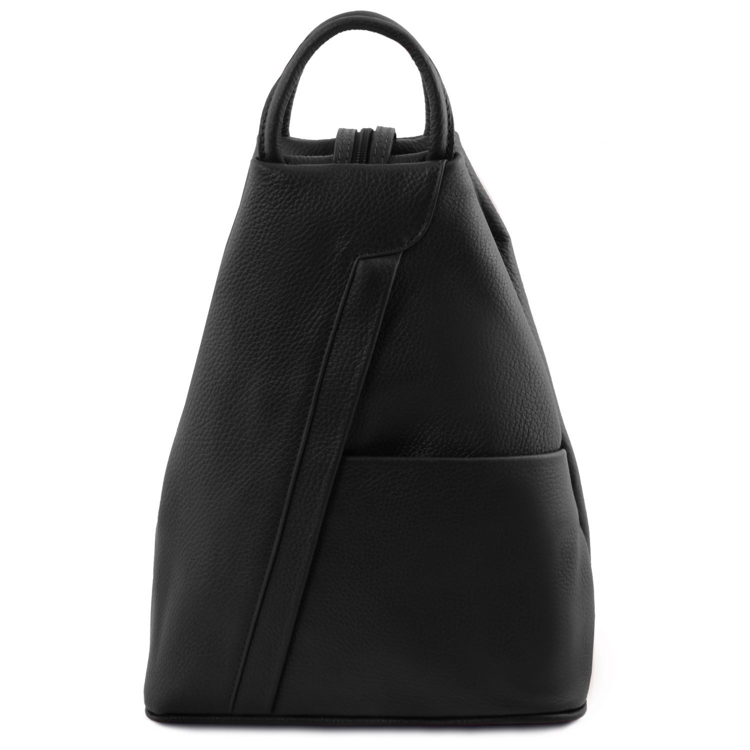 Shanghai - Sac à dos en cuir - Noir (TL141881)