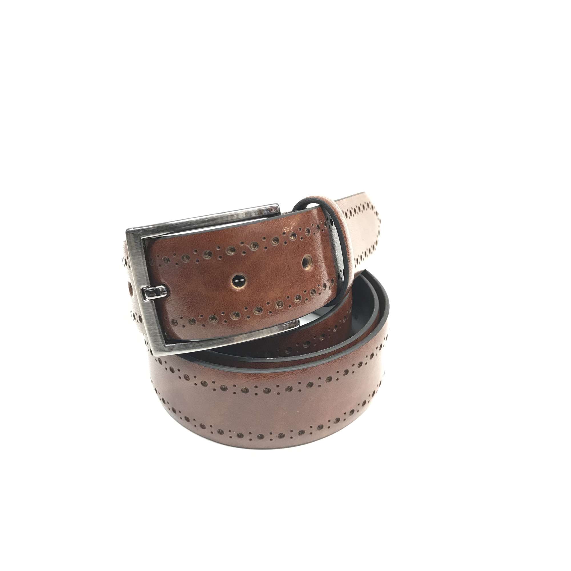 Ceinture cuir marron - Homme