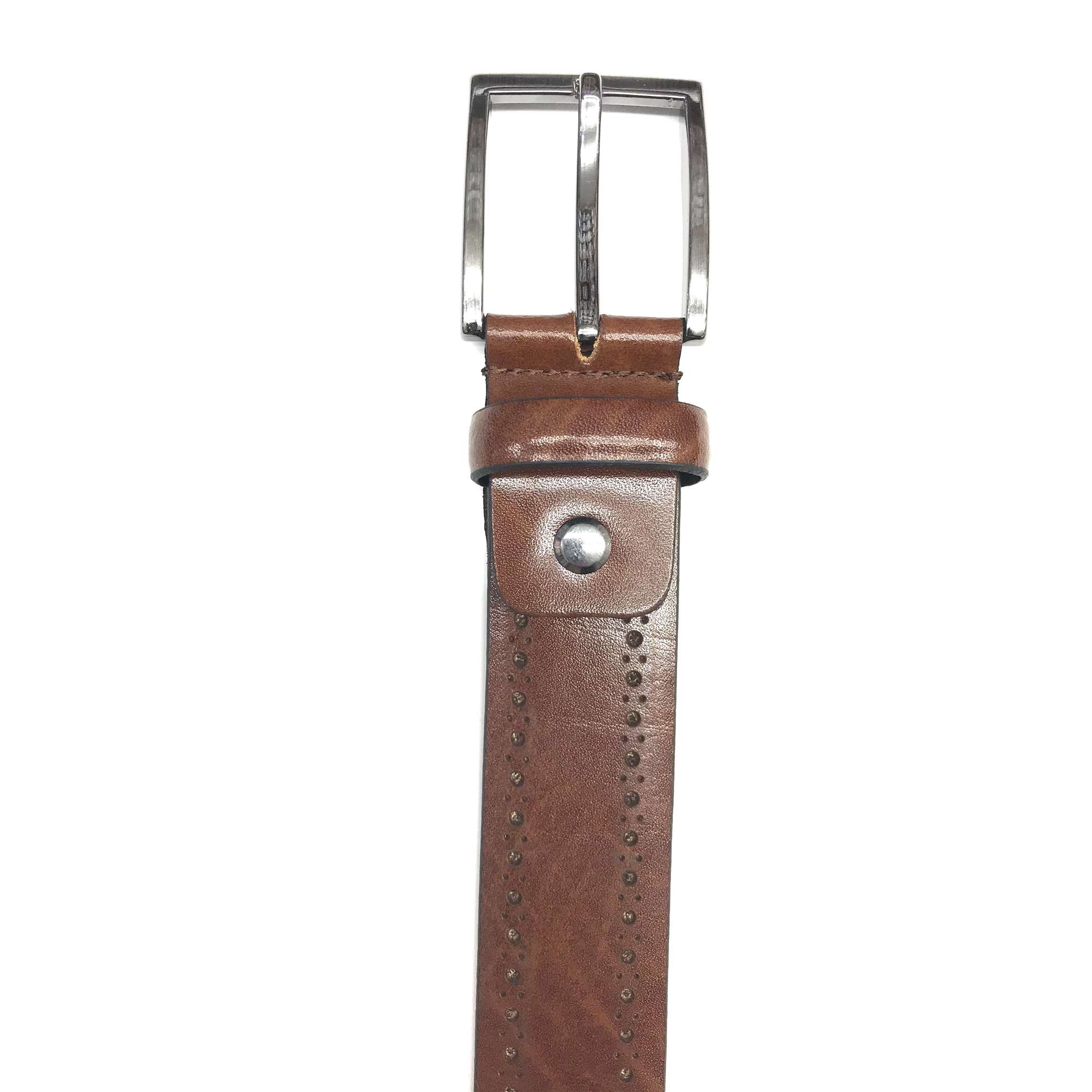 Ceinture cuir marron - Homme