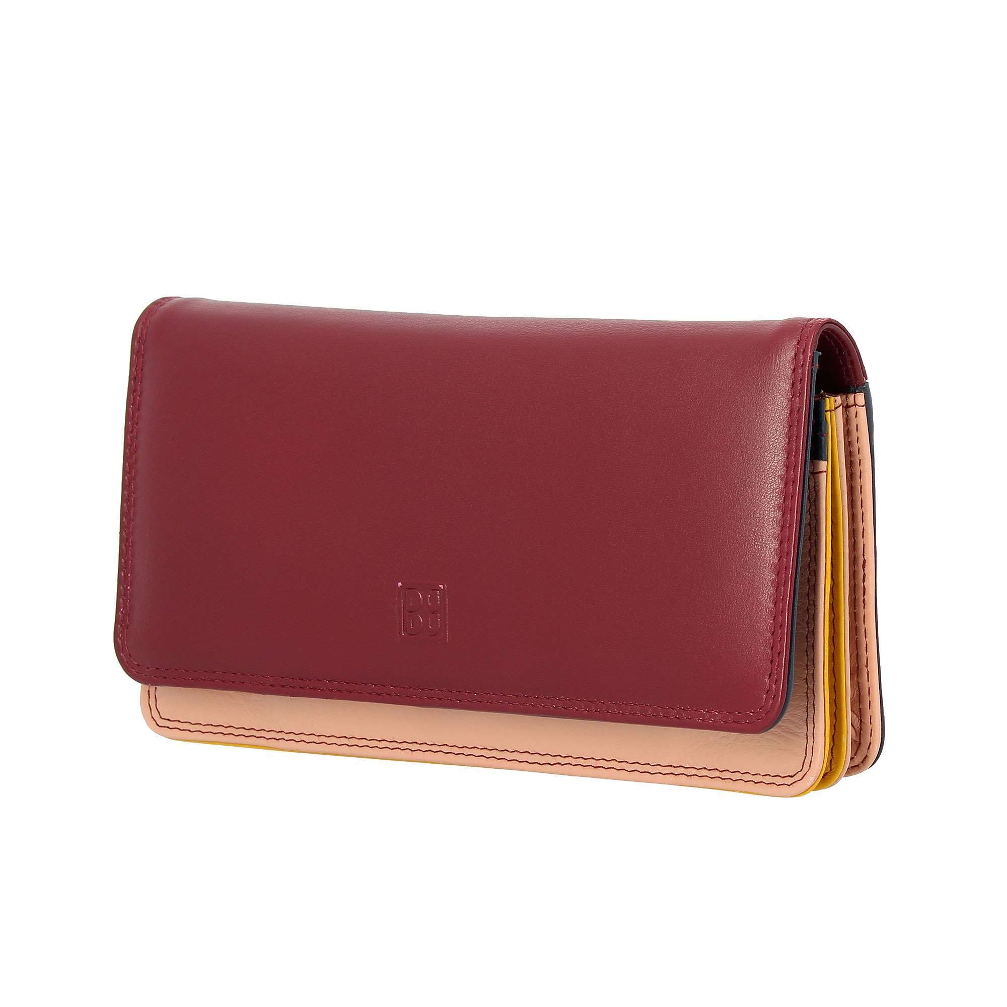 Portefeuille - Colorful - Canarie - Burgundy - Femme