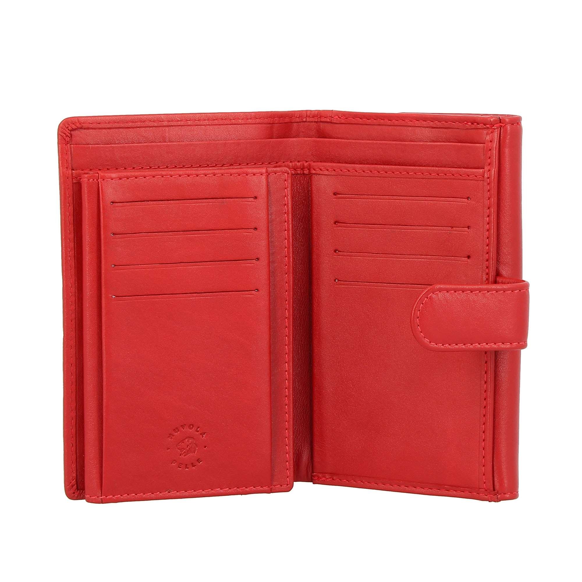 Portefeuille - Nappa - Amelia - Rouge - Femme