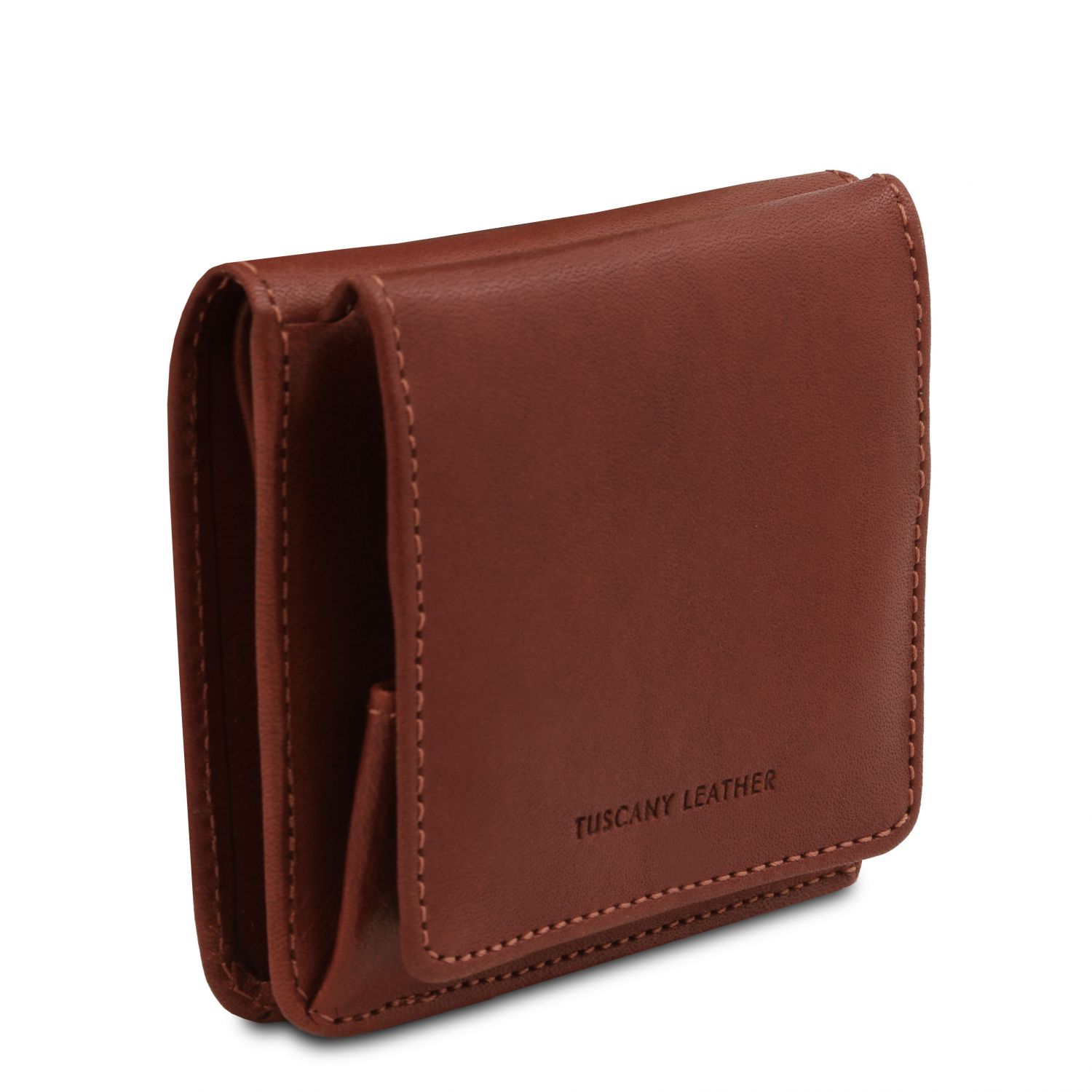 Elégant portefeuille en cuir avec porte monnaie - Marron (TL142059)