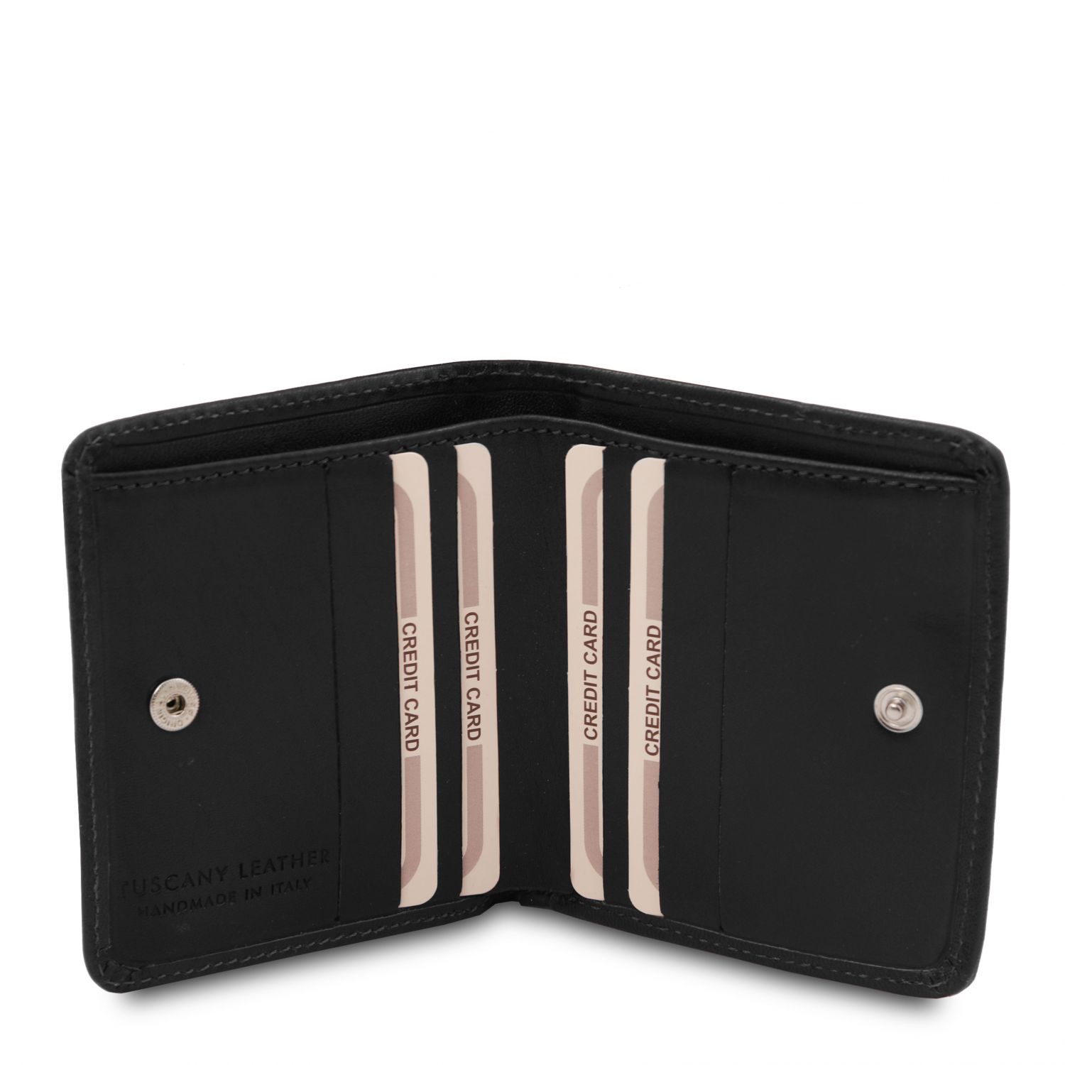 Elégant portefeuille en cuir avec porte monnaie - Noir (TL142059)
