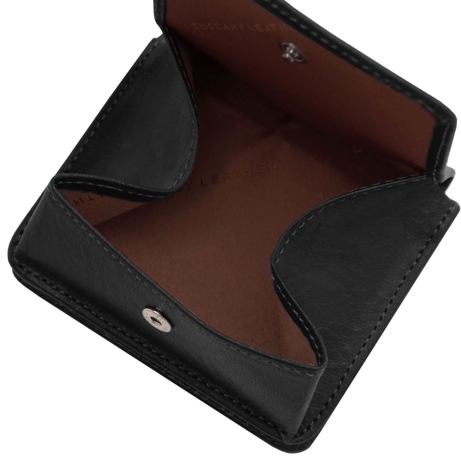 Elégant portefeuille en cuir avec porte monnaie - Noir (TL142059)