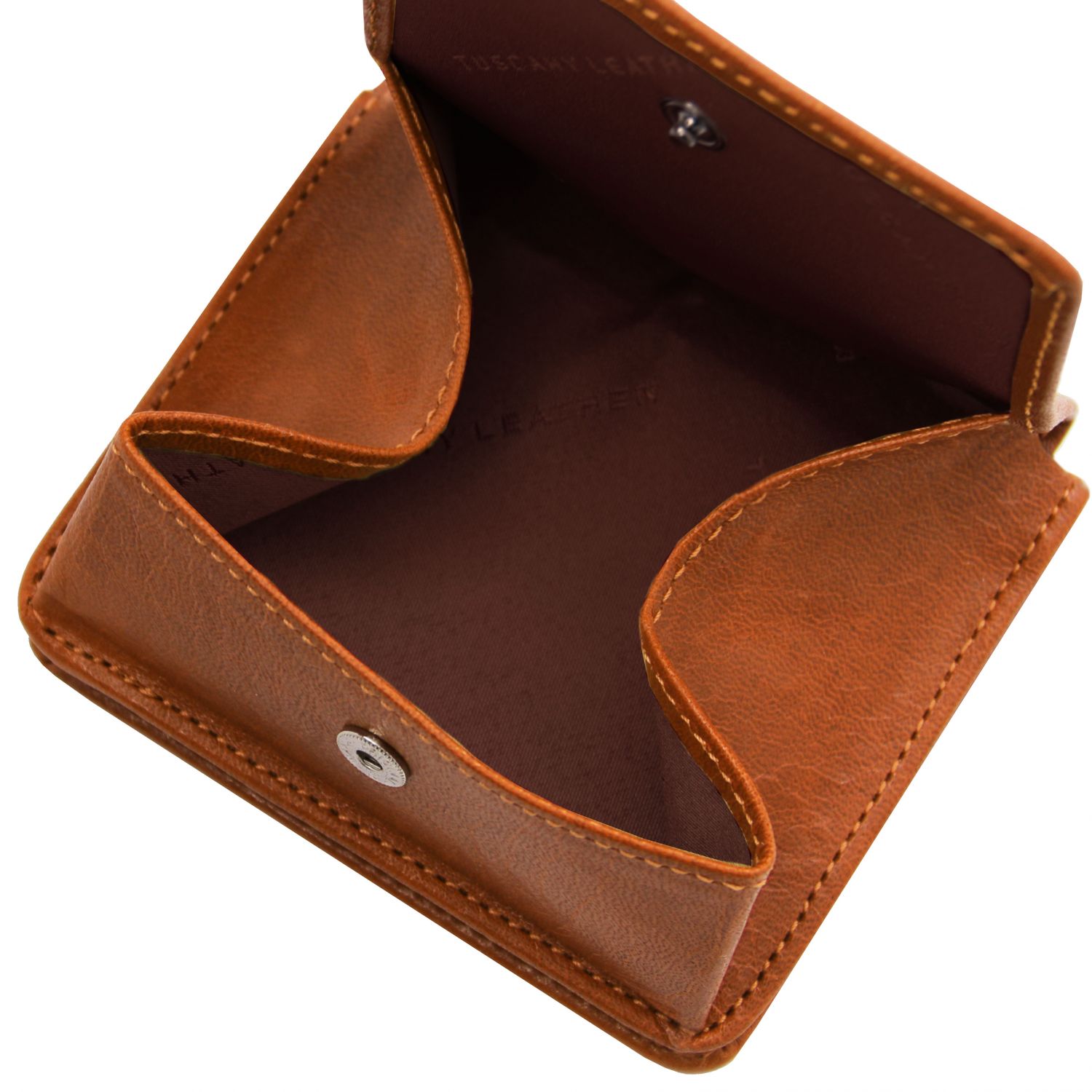 Elégant portefeuille en cuir avec porte monnaie - Miel (TL142059)