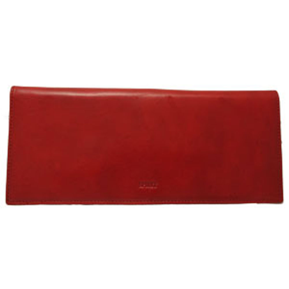 Porte chéquier  - Cuir rouge - Homme