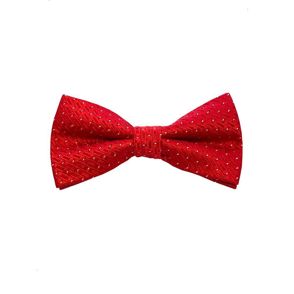 Noeud Papillon rouge à motifs - Homme