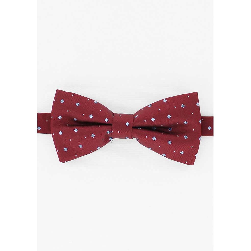 Noeud papillon bordeaux motifs ciel - Homme