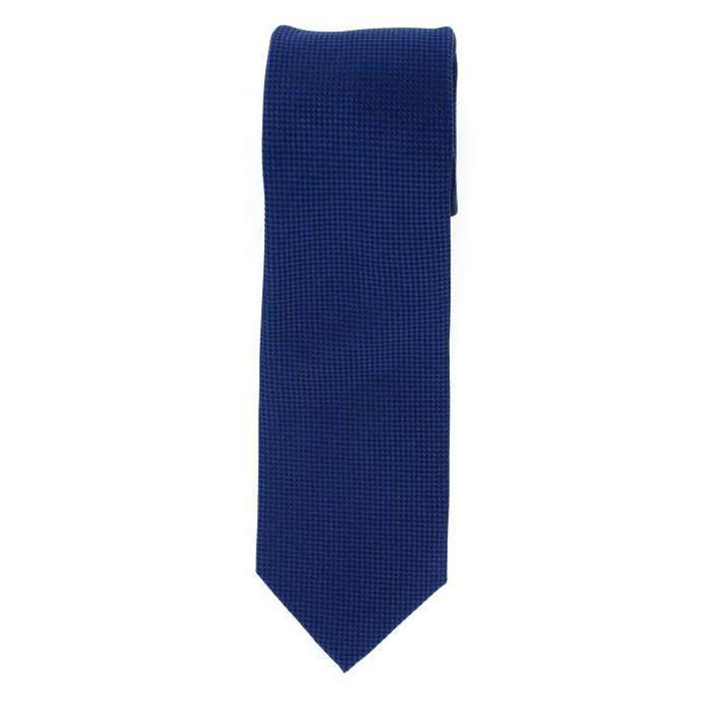 Cravate 100% soie bleu marine - Homme