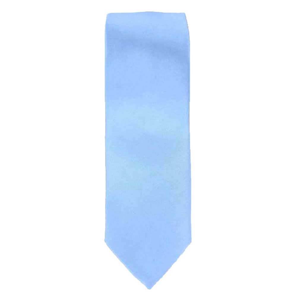 Cravate 100% soie bleue ciel - Homme