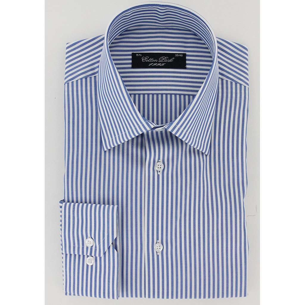 Chemise classique à rayures bleu ciel - Homme