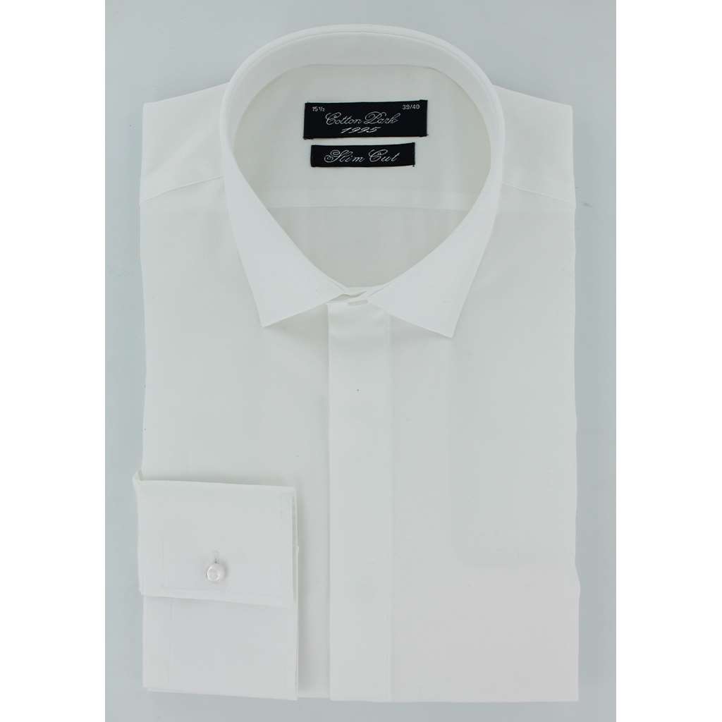 Chemise cintrée cérémonie blanche - Homme