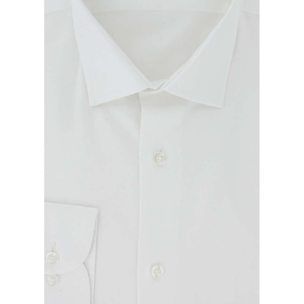 Chemise cintrée en twill blanc - Homme